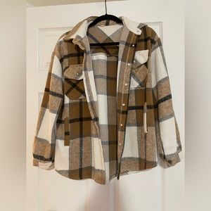 Plaid shacket